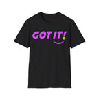 T-Shirt — "GOT IT! / OOPS. YOURS." Retro Smile Graphic Tee