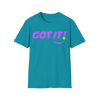 T-Shirt — "GOT IT! / OOPS. YOURS." Retro Smile Graphic Tee