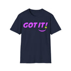 T-Shirt — "GOT IT! / OOPS. YOURS." Retro Smile Graphic Tee