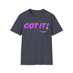 T-Shirt — "GOT IT! / OOPS. YOURS." Retro Smile Graphic Tee